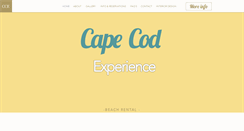 Desktop Screenshot of capecodexperience.com