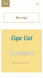 Mobile Screenshot of capecodexperience.com